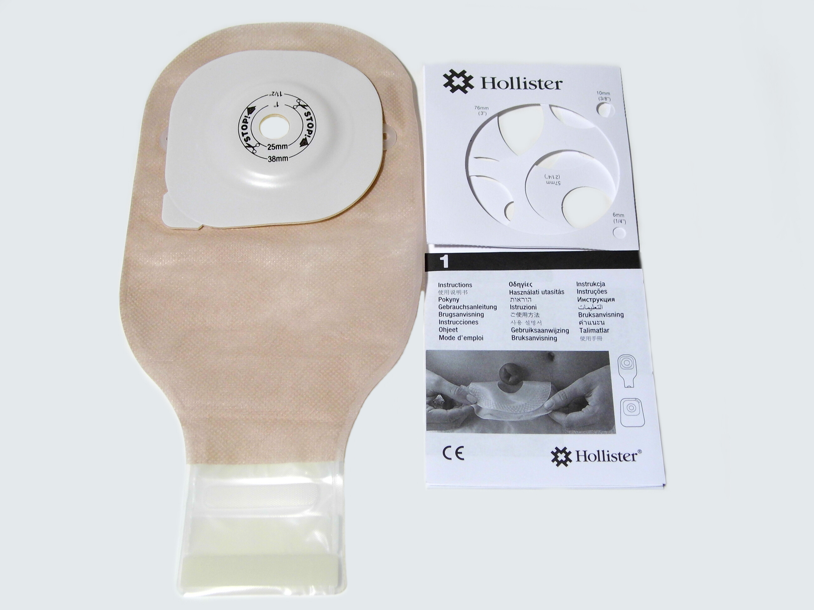 30x HOLLISTER AUSSTREIFBEUTEL+PLATTE 26900 1538MM MODERMA FLEX STOMA