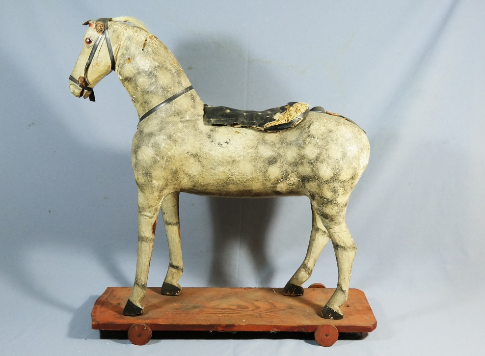 Pferd Ziehpferd um 1880 aus Stroh Holz Masse Schaukelpferd eBay Schaukelpferd Holz Geschnitzt ~ Pferd Ziehpferd um 1880 aus Stroh Holz Masse Schaukelpferd eBay