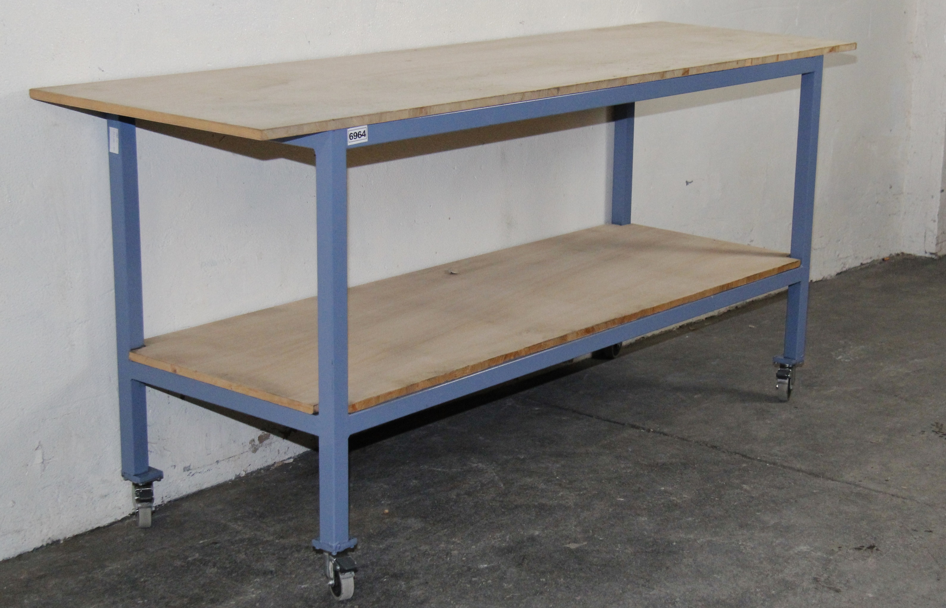 Werktisch, rollbar | Werkbank | Arbeitstisch, 93x205x63 *6964* | eBay