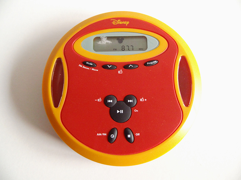 Disney MD2775 Mickey Mouse Discman CD Player mit UKW/MW Radio eBay