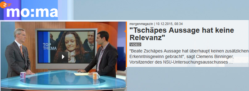 ZDF Tschäpe