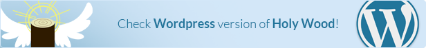 Holy Wood - Multipurpose WordPress Landing Page