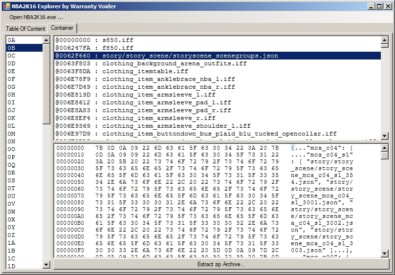 Tool to explore and extract game files r/NBA2k
