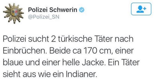 Türke sieht aus wie Indianer