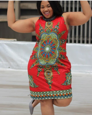 ankara styles for plump ladies