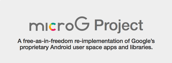microG Project · GitHub