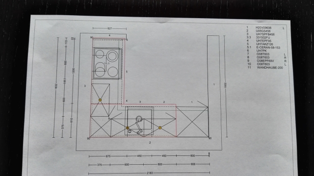 Hilfe bei Küchenplanung einer kleinen Küche gesucht - Fertig mit