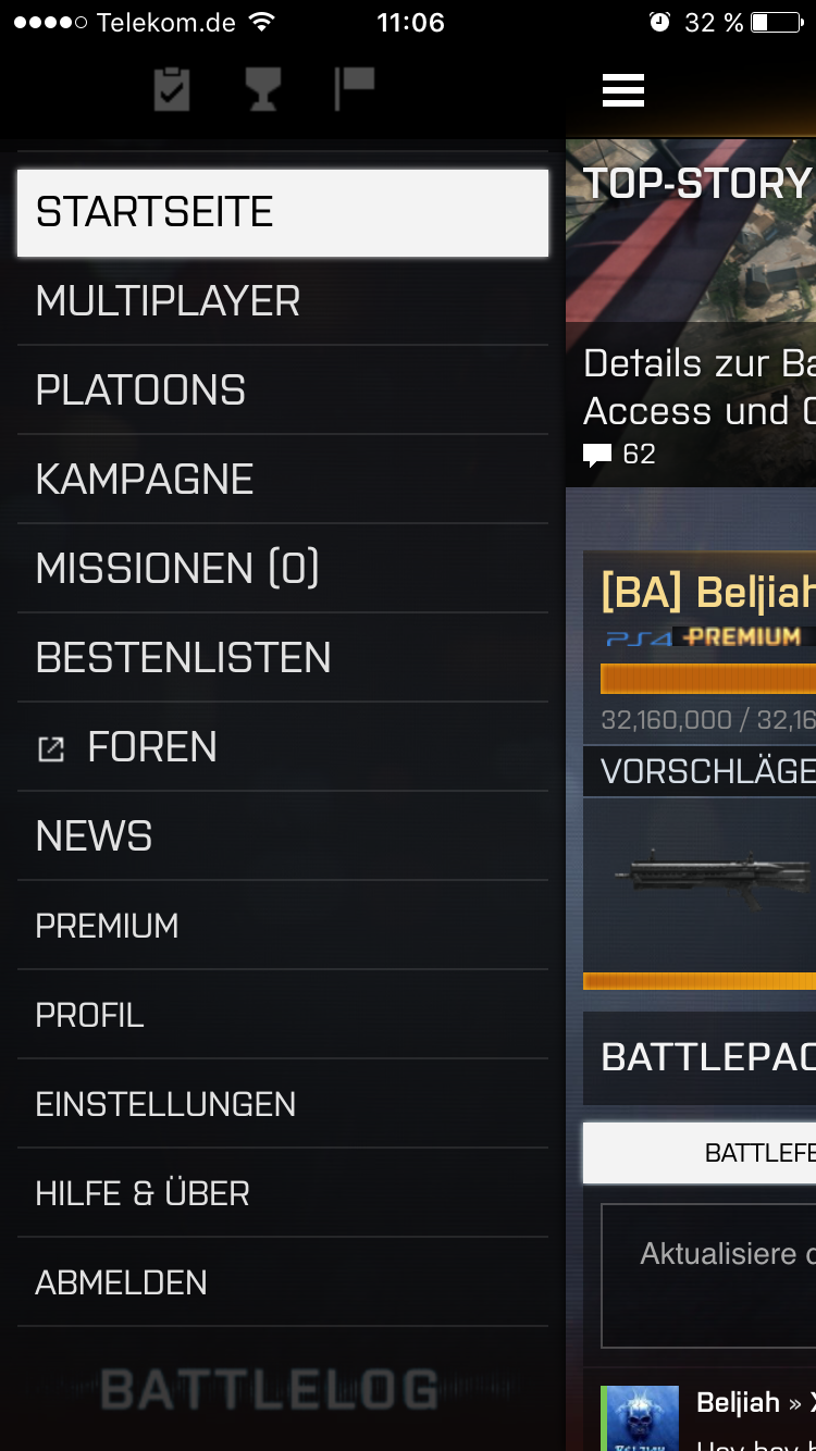 Battlelog — Battlefield.de