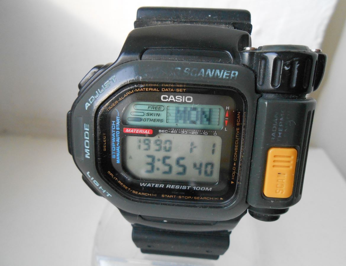 casio thermo scanner watch