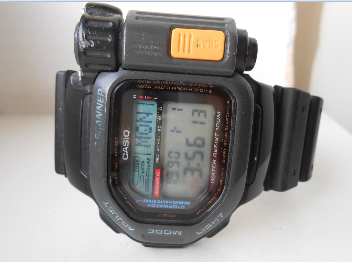 casio thermo scanner watch