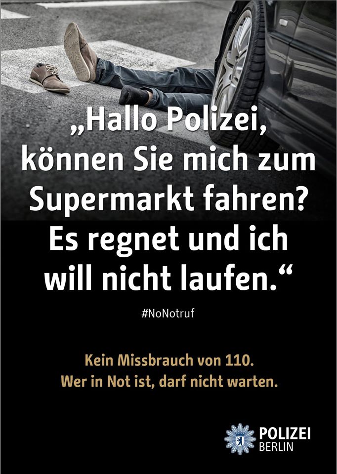 Sagt man nicht, die Polizei sei Freund und Helfer