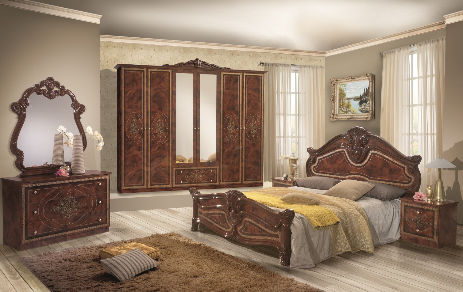 Italienische schlafzimmer 3 temiz möbel, italienische möbel ... Schlafzimmer beige