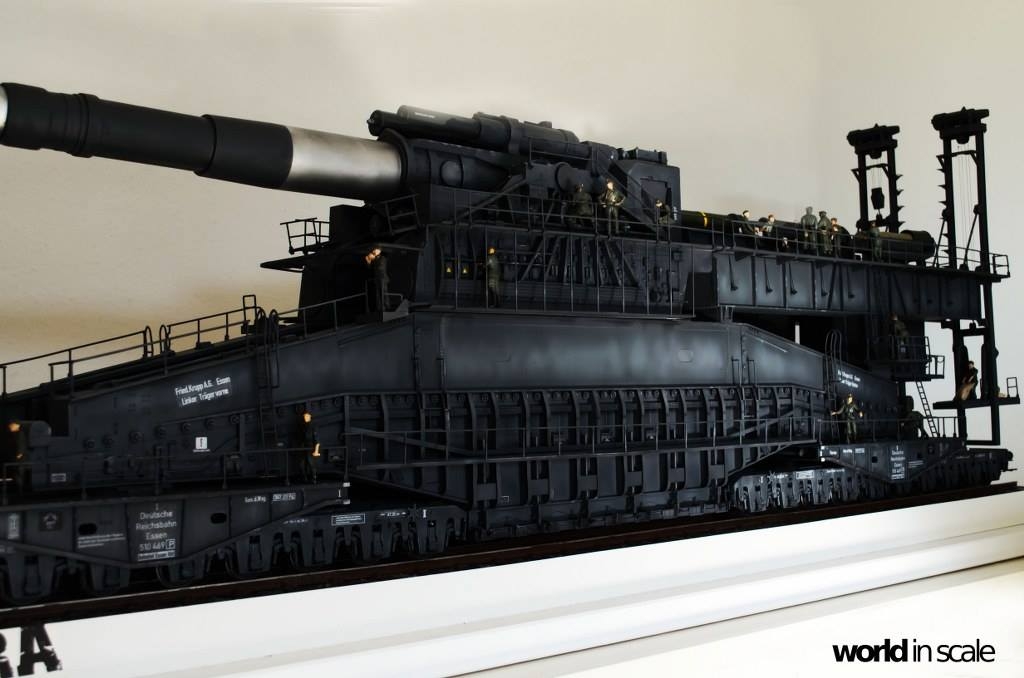 3d dora railway gun model