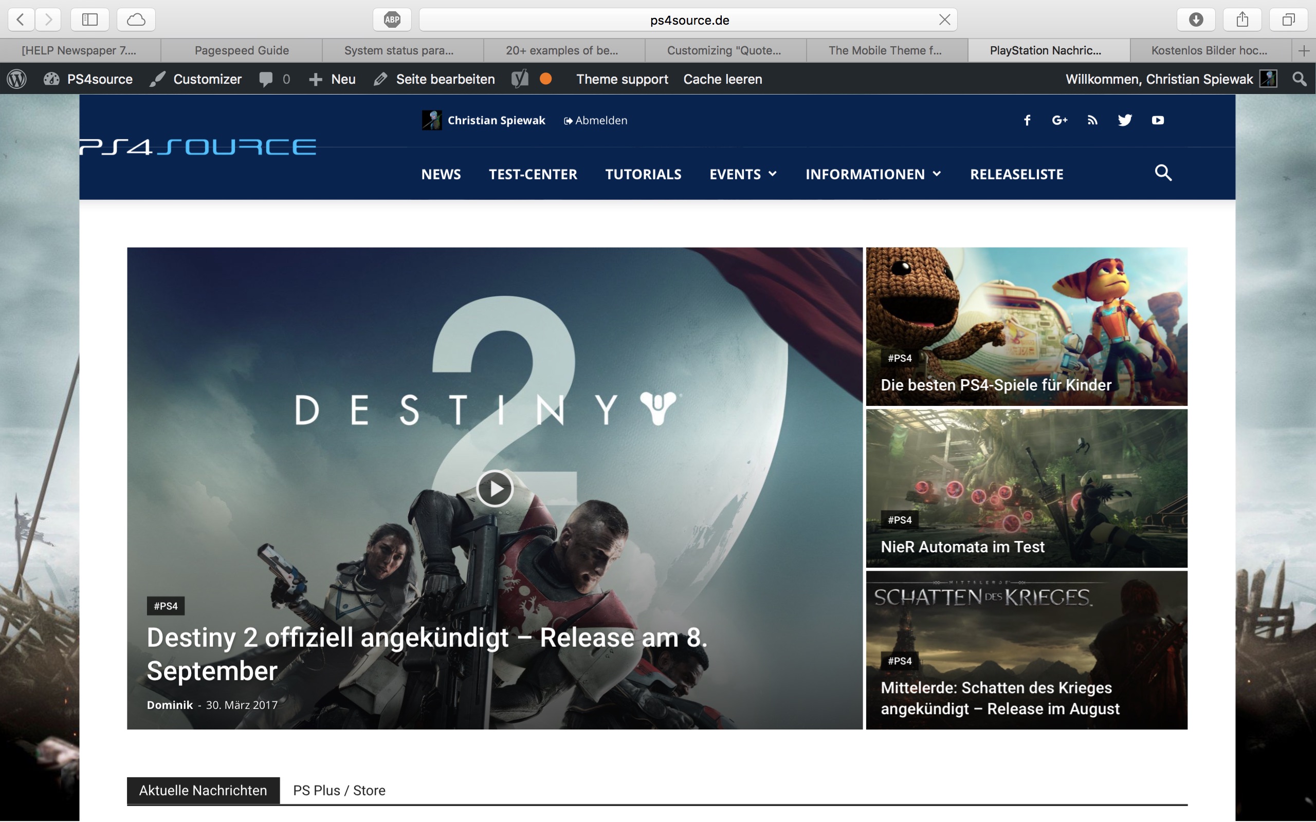 header error