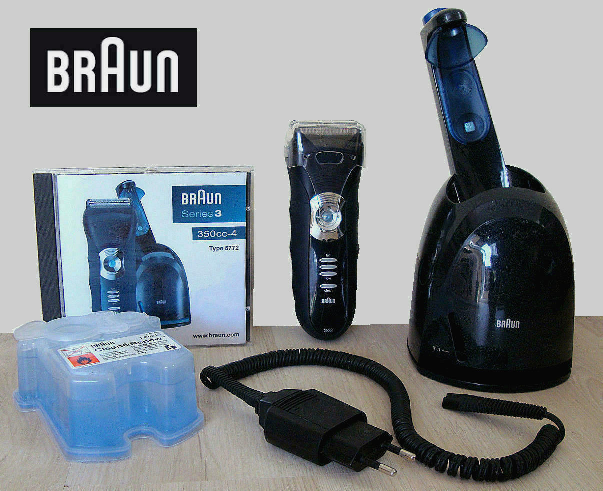 Braun Rasierer Series 3 395cc Mit Reinigungsstation Braun Series 3 350cc - Rasierer Rasierapparat + Reinigungsstation