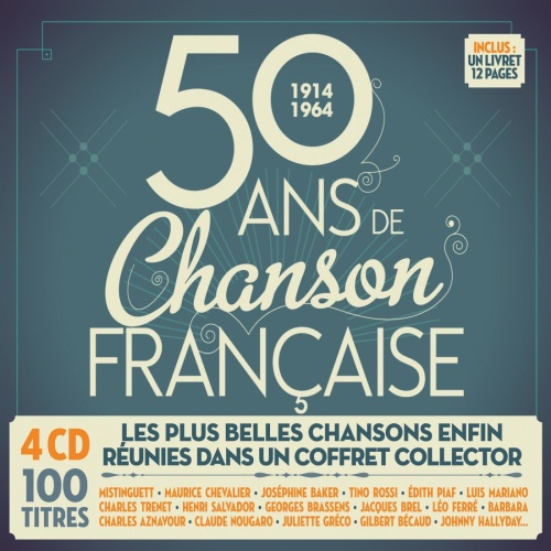 VA 50 Ans De Chanson Francaise 1914 1964 4CD 2014