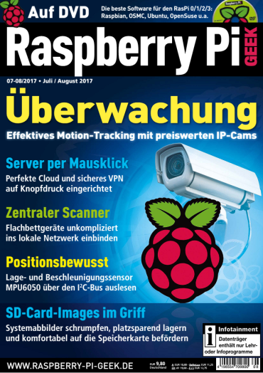 Raspberry Pi Geek Magazin Juli August No 07 08 2017