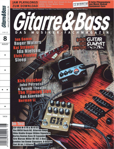 magazine for Gitarre und Bass Musiker Fachmagazin August No 08 2017
