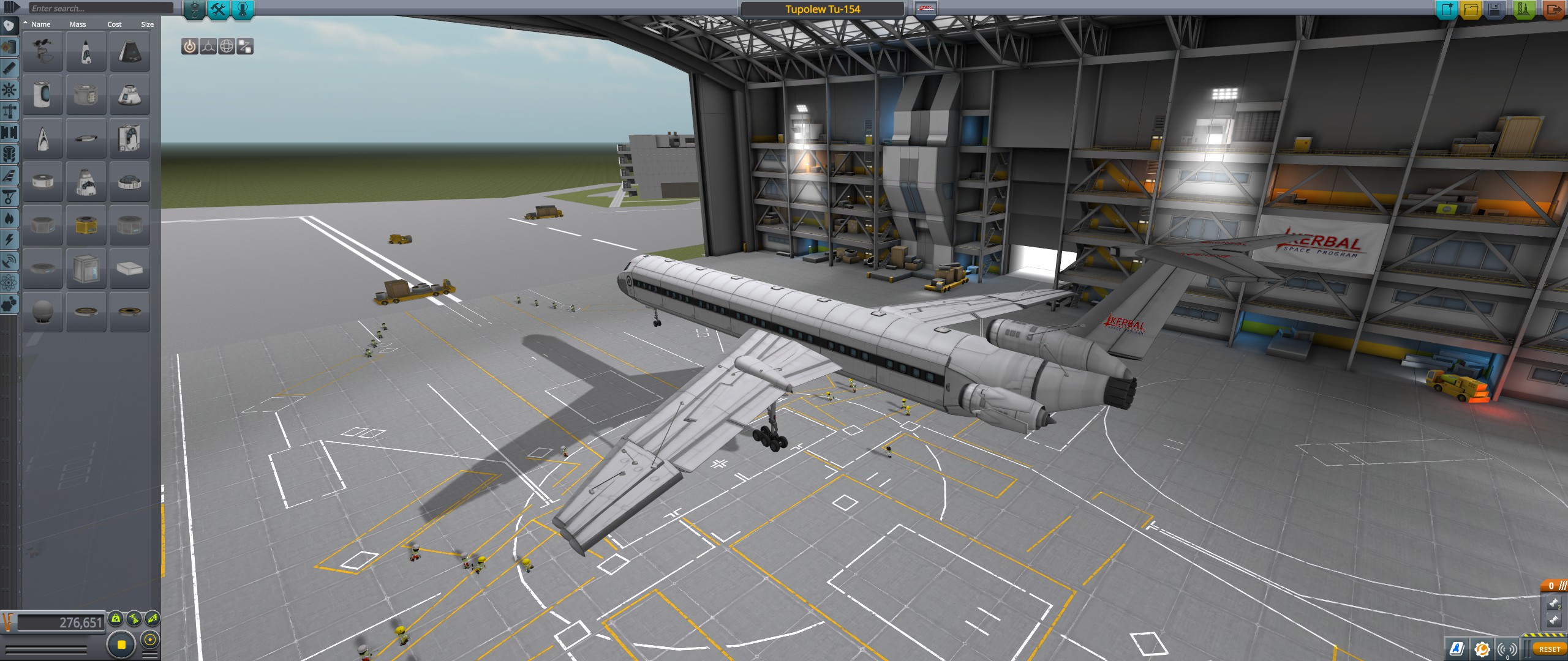 KerbalX - Tupolew Tu-154