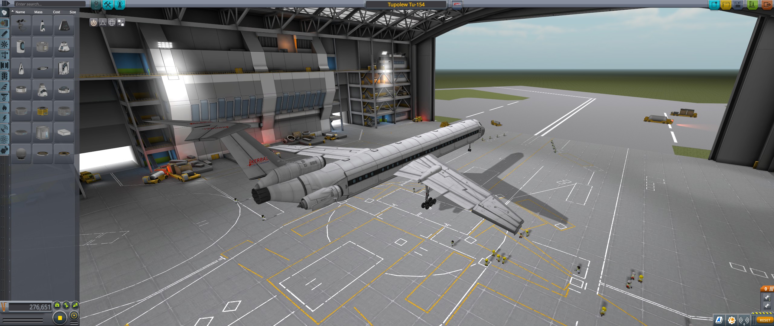 KerbalX - Tupolew Tu-154