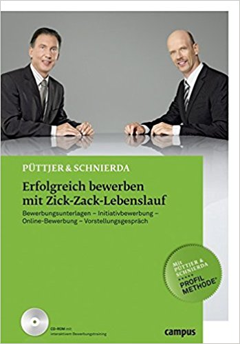 Buch Cover für Erfolgreich bewerben mit Zick-Zack-Lebenslauf: Bewerbungsunterlagen by Christian Püttjer und Uwe Schnierda