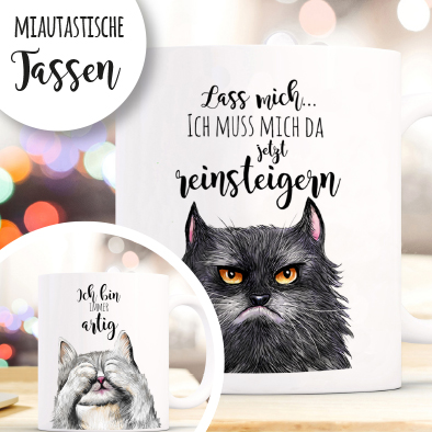 Miautastische Tassen