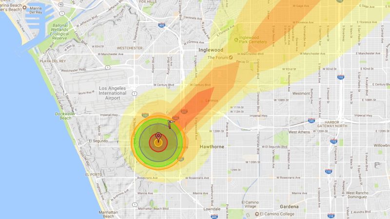 nuclear fallout shelter map