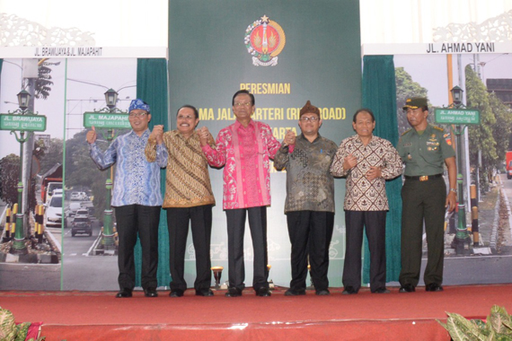 Sekdaprov. Jatim Saksikan Peresmian Nama Jalan Majapahit dan Brawijaya di Jogyakarta