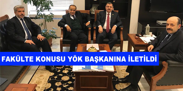 İlçemizde fakülte açılması için girişim başlatıldı