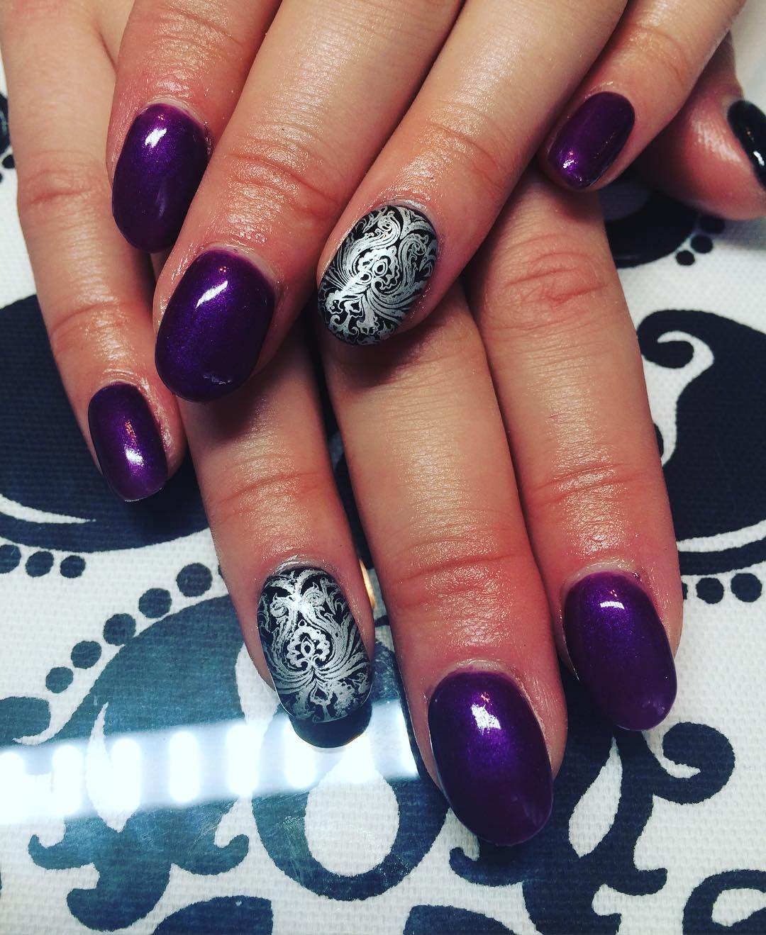 17 Trendy Purple Nail Art Designs 2018 Style2 T