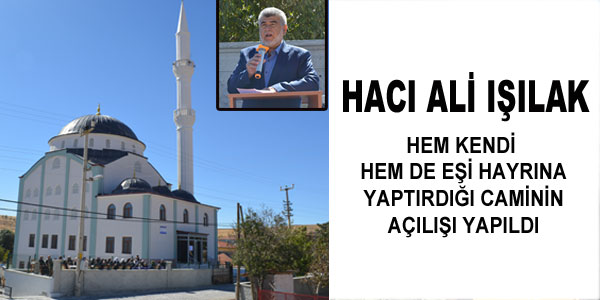 Aliua Mahallesi Camii trenle ald