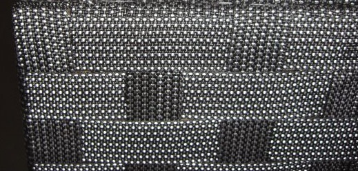 Wäschesortierer Wäschekorb 2 Fächer aus Nylon mit Futter Farbe "schwarz