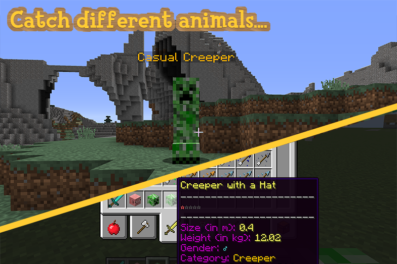 WildHunt – Catch over 100 different animals! || Beta || 1.8 - 1.12 Minecraft Mod