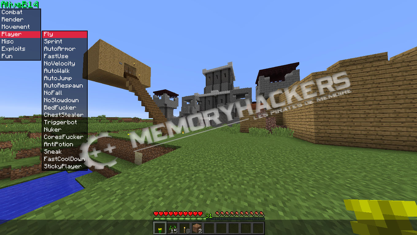 Killaura Minecraft 1.9 Hile - Uçma KillAura AimBot ve daha fazlası