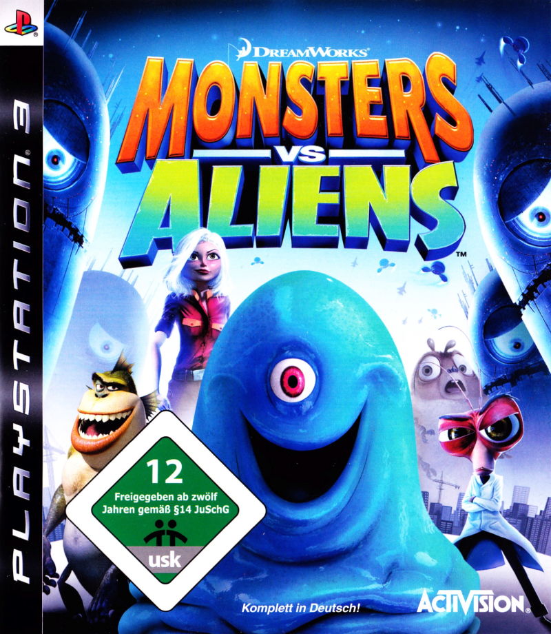 Games monsters aliens. Monsters vs Aliens ps3. Монстры против пришельцев ps3. Monsters vs Aliens игра. Монстры против пришельцев Xbox 360.