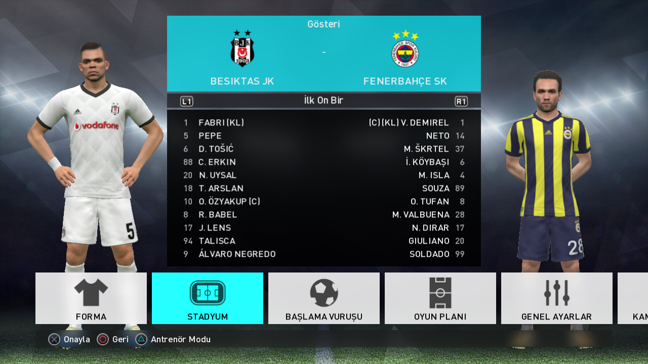 PES 2018 PS3 Lisans Yaması İndir (ÇIKTI) | PC|PS3|PS4|PSP