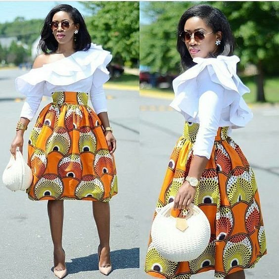 Amazing African Skirt And Blouse Style For Woman In 2018 - Latest African