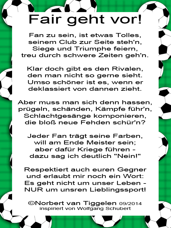 Fair geht vor