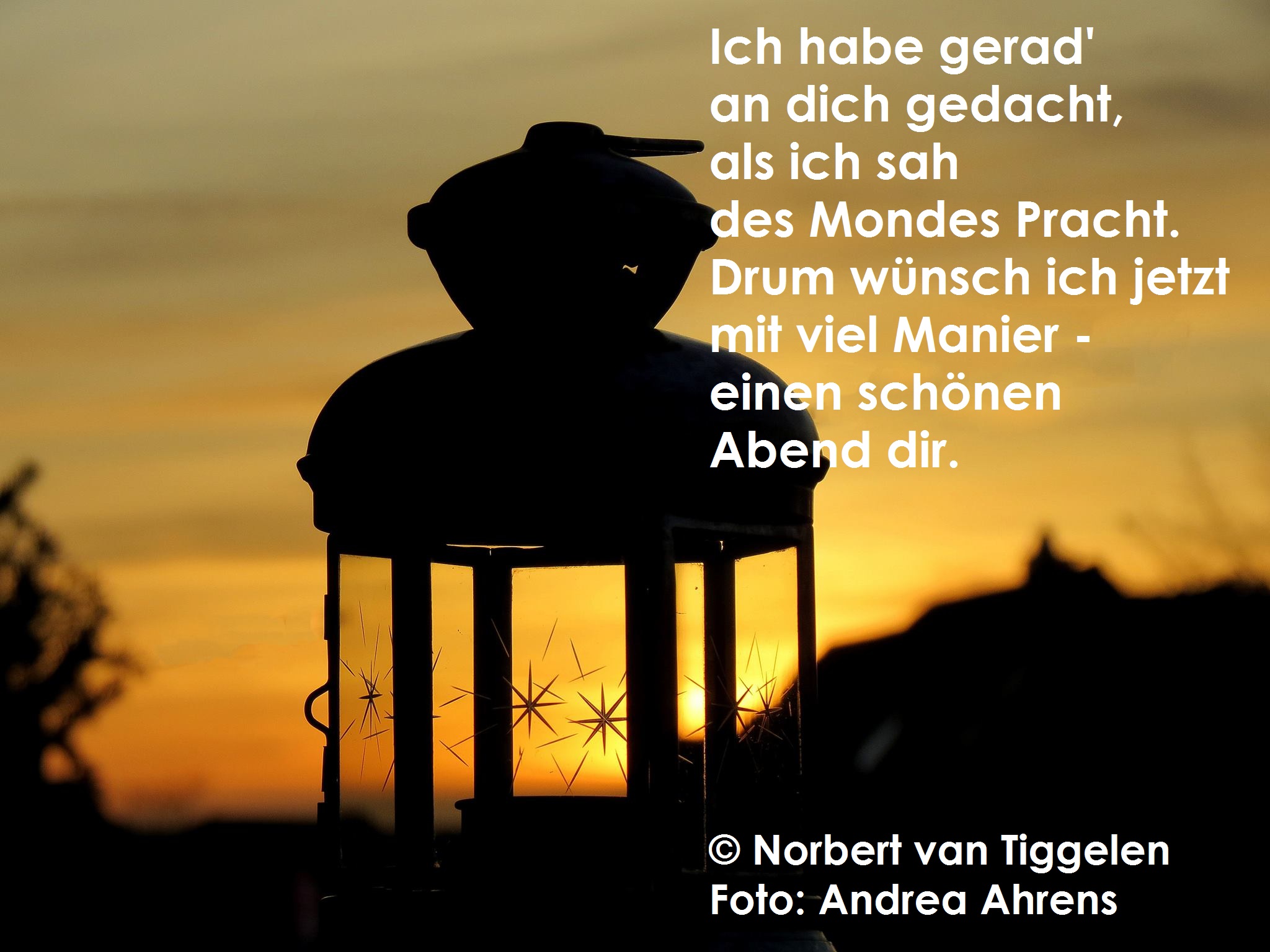 Einen schönen Abend dir 221015.jpg aus dem Album Gedichte und
