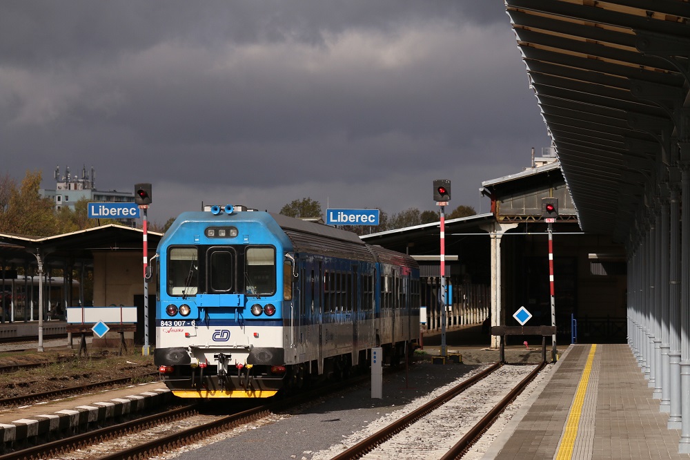 843 007-6 "Amálka" bei Liberec
