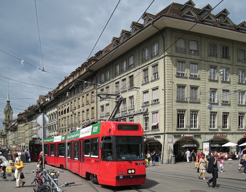 Straßenbahn in Bern 2012