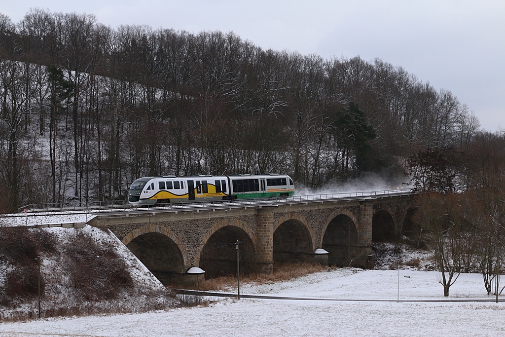 trilex VT 04 bei MIttelherwigsdorf, 17.01.2016