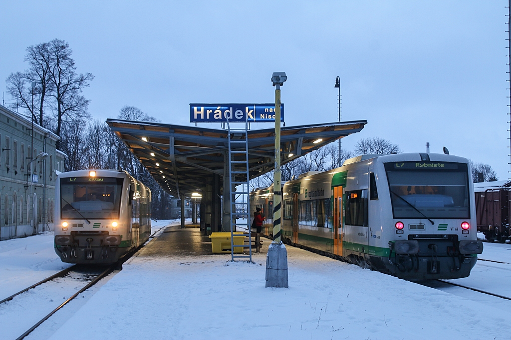vogtlandbahn VT 65, VT 69 und VT 63
