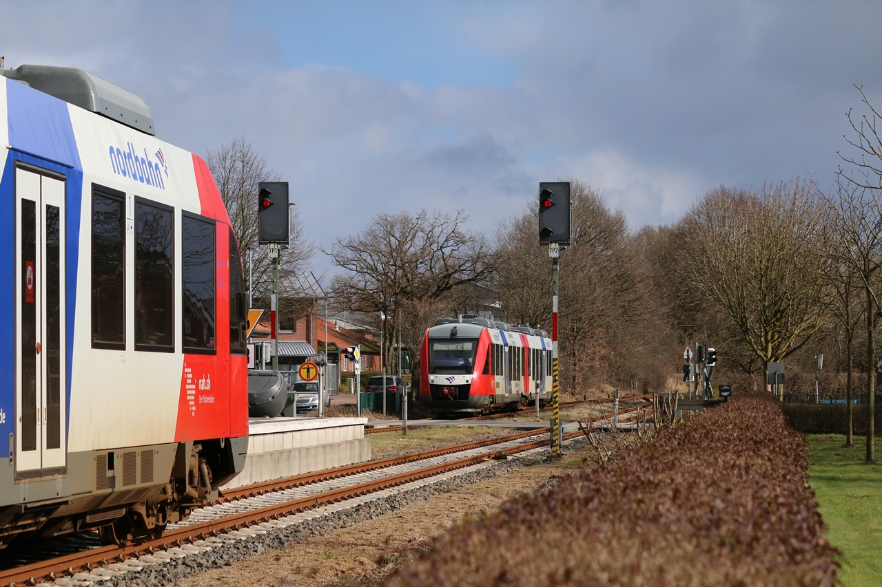 nordbahn VT 2.72 in Hohenwestedt